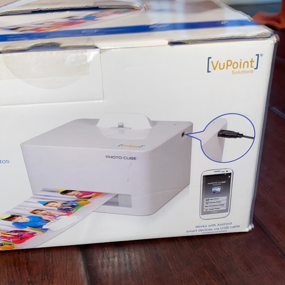 VuPoint Photo Cube Compact Photo Printer - Picture 2 of 11